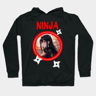 Ninja Target Love Cute Anime Girl Hoodie